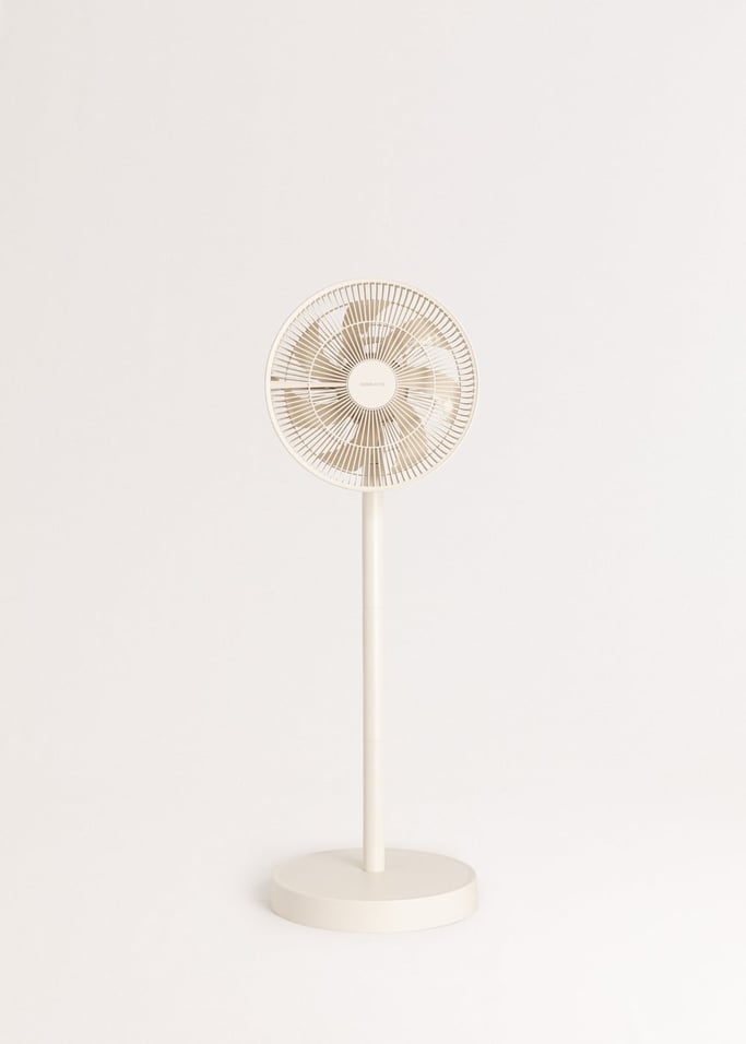 Air Stand Pliable - Ventilateur Sur Pied Pliable 50W - Blanc Cassé