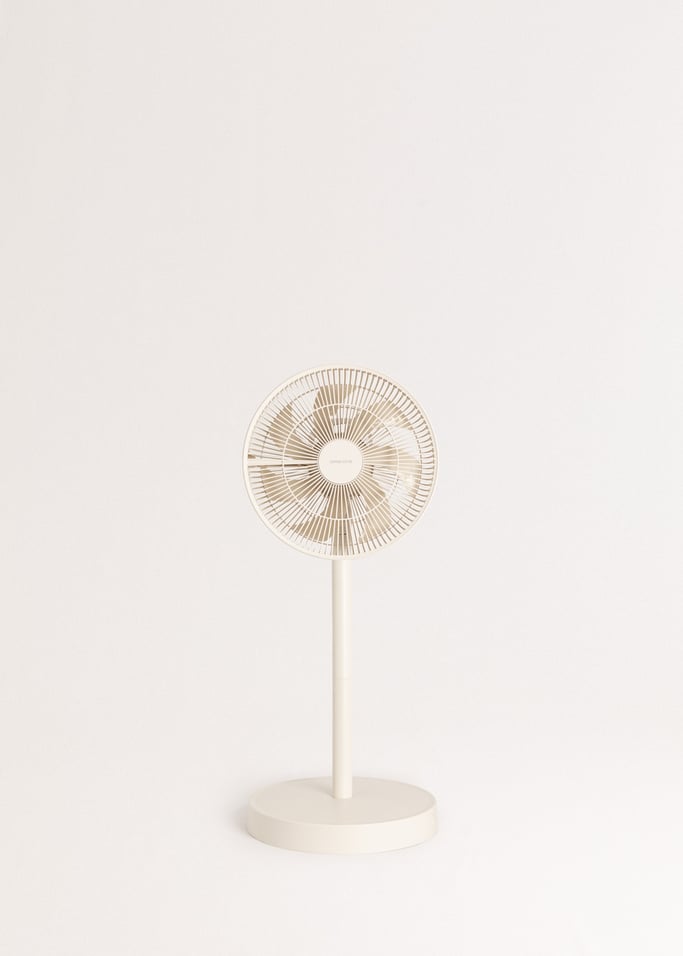 Air Stand Pliable - Ventilateur Sur Pied Pliable 50W - Blanc Cassé