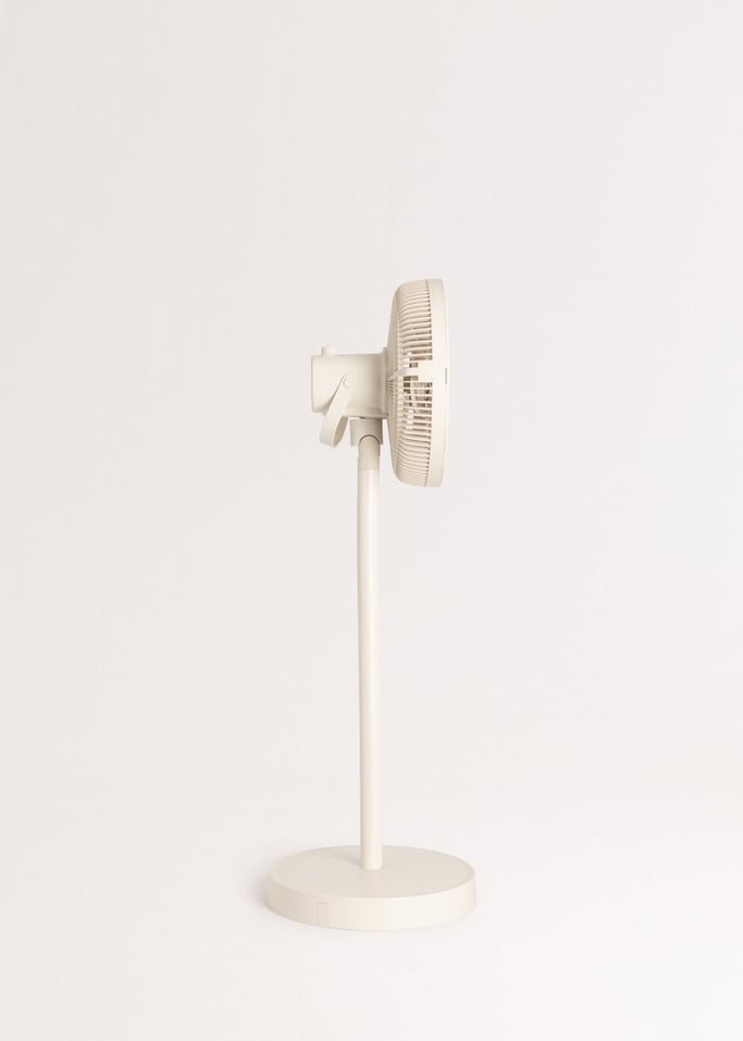 Air Stand Pliable - Ventilateur Sur Pied Pliable 50W - Blanc Cassé