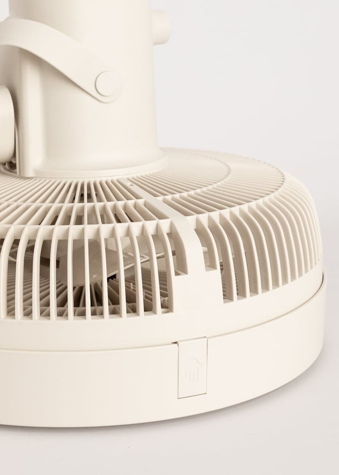 Air Stand Pliable - Ventilateur Sur Pied Pliable 50W - Blanc Cassé