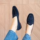 Loafer Ann Tuil Air - Velours Marine