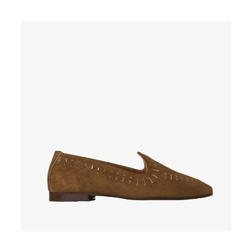 Loafer Ann Tuil Air - Velours Camel