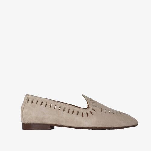 Loafer Ann Tuil Air - Velours Nude