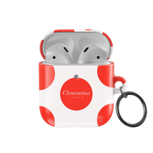 Coque Red Dots Pour Apple Airpods 1/2