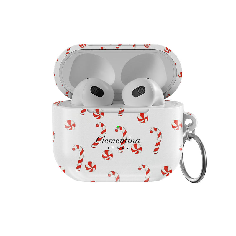 Coque Candy Cane Pour Apple Airpods 4