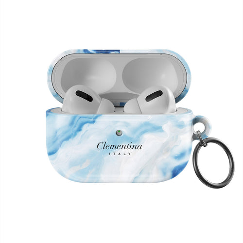 Coque Marble Azzurro Pour Apple Airpods Pro 3