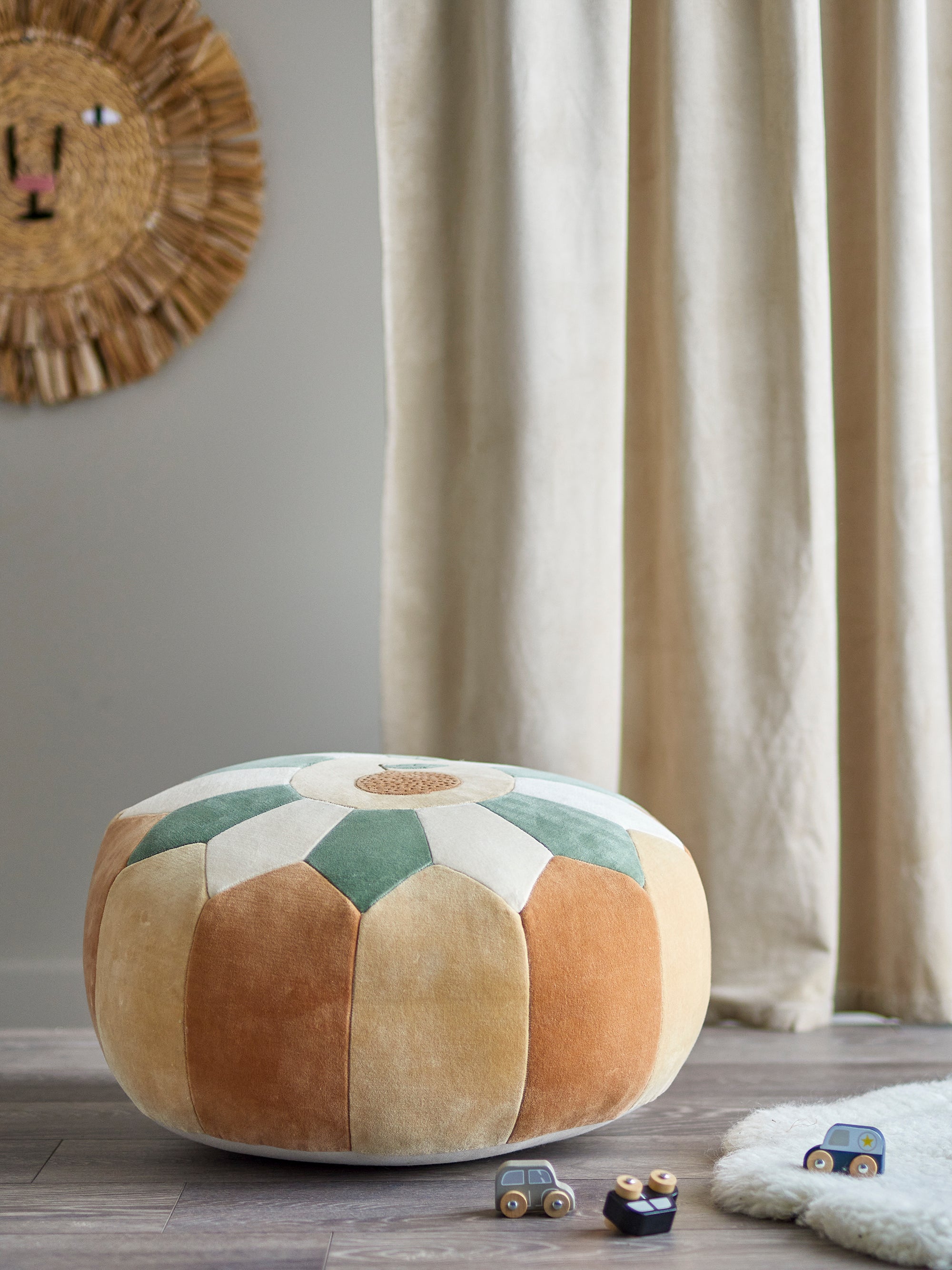 Agnes - Pouf - Multicolore - Coton