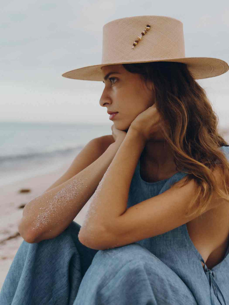Chapeau Paille Alba - Beige