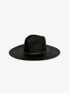 Alma Straw Hat - Black