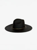 Sombrero de Paja Alba - Negro