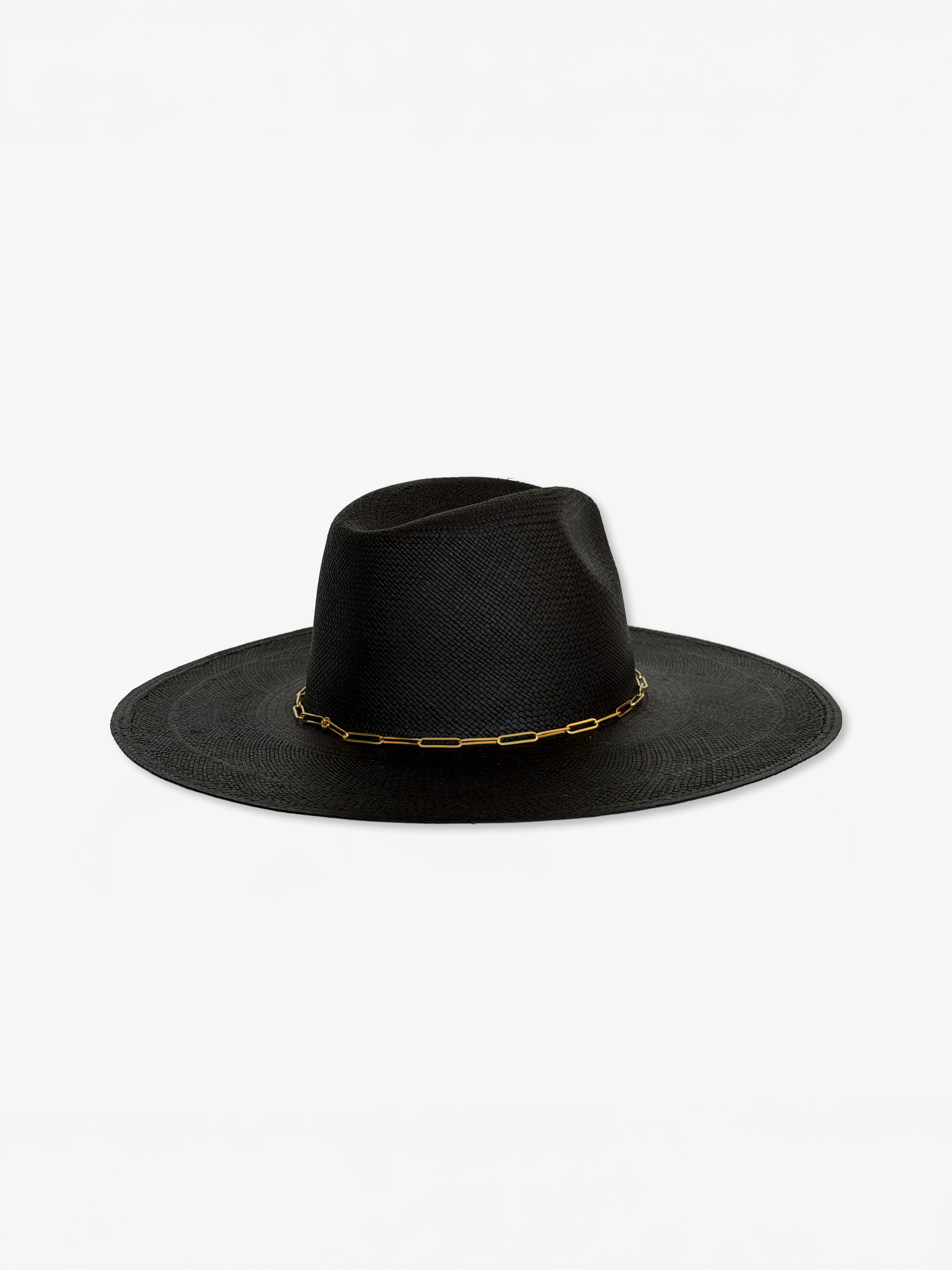 Alma Straw Hat - Black