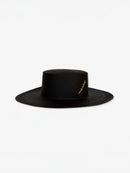 Sombrero de Paja Alba - Negro