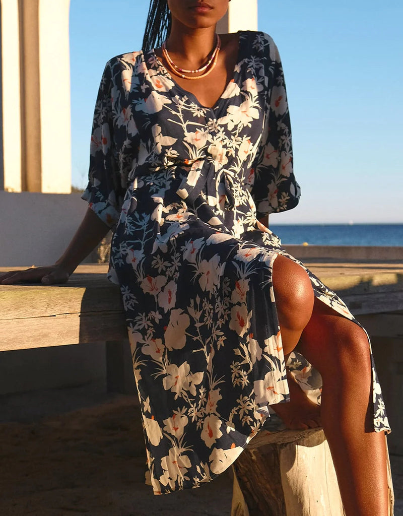 Robe Dalia - Hibiscus Bue