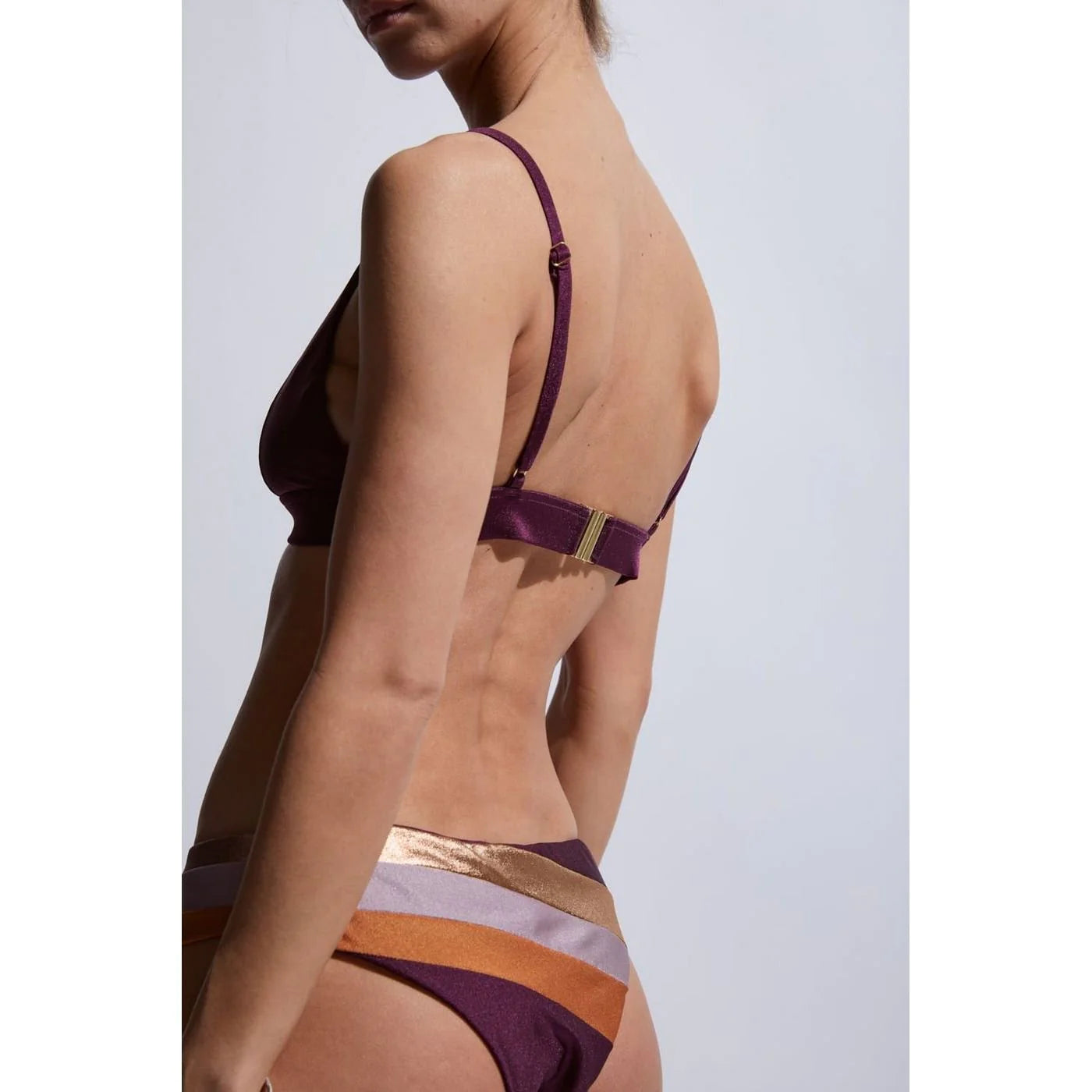 Braguita de bikini Malibu - Vino brillante