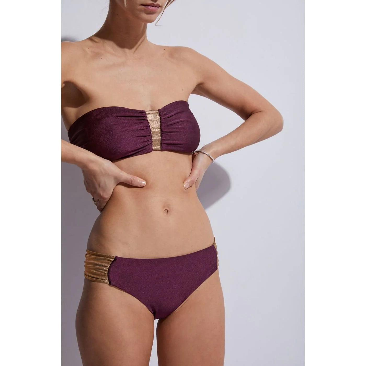 Top De Bañador Marie - Wine Glossy