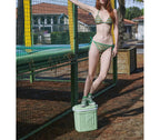 Braguita de bikini Richie - Ikat Green Glossy