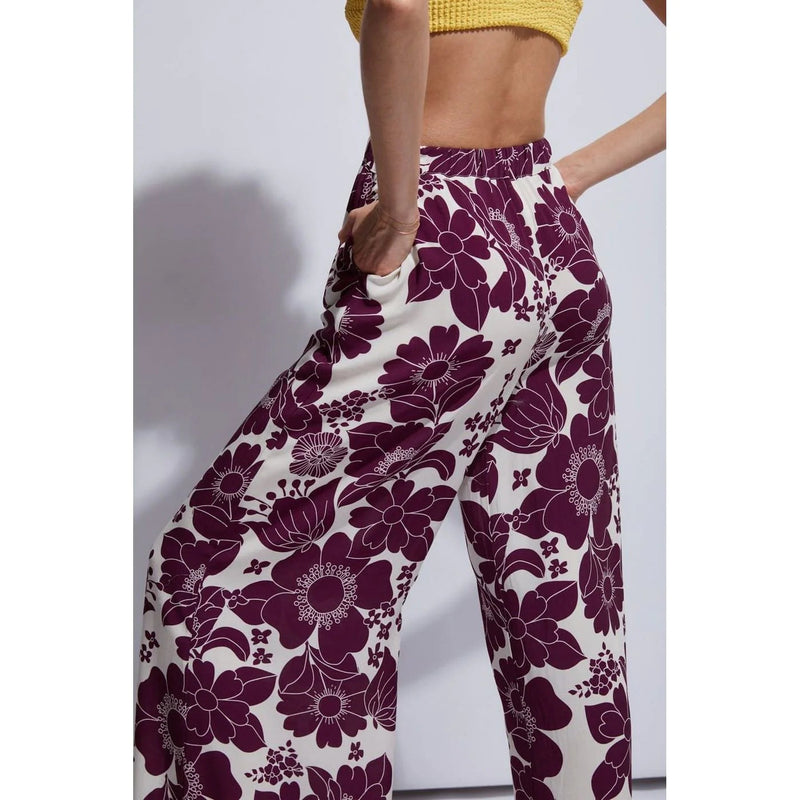 Pantalon Porto - Flower Wine