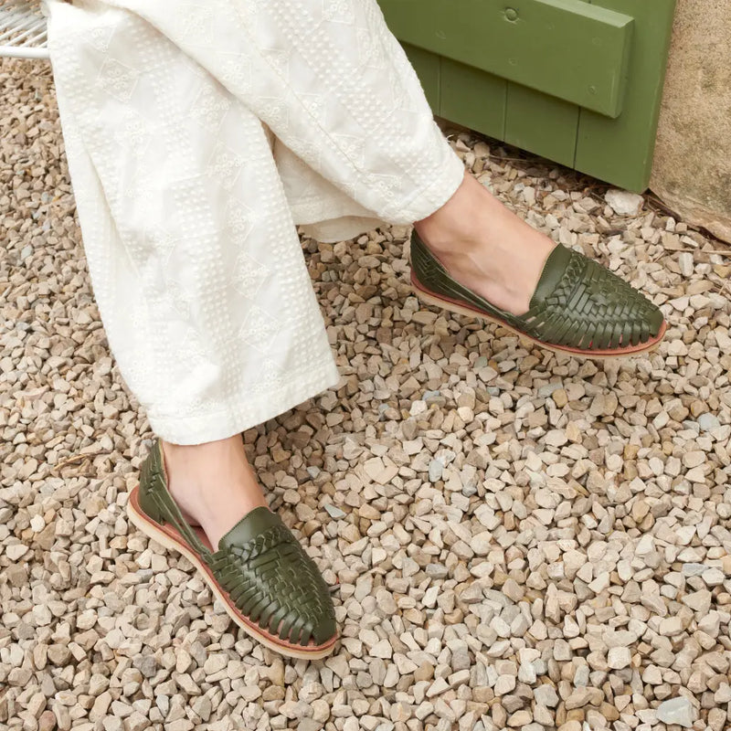 Alegre Olive - Huarache Mapache
