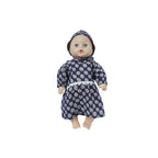 Alezia Dress Doll Navy Flowers