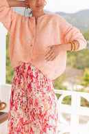 ALI Abricot - Gilet Laine