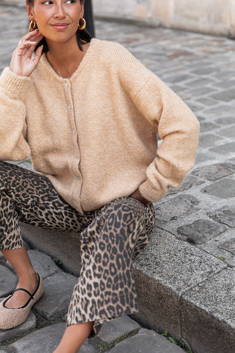 ALI Biscuit - Gilet Laine