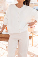 ALI White - Wool Vest