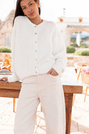 ALI White - Wool Vest
