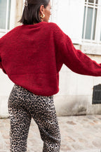 ALI Cherry - Wool Cardigan