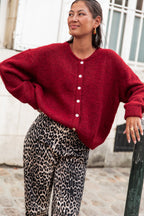 ALI Cherry - Wool Cardigan
