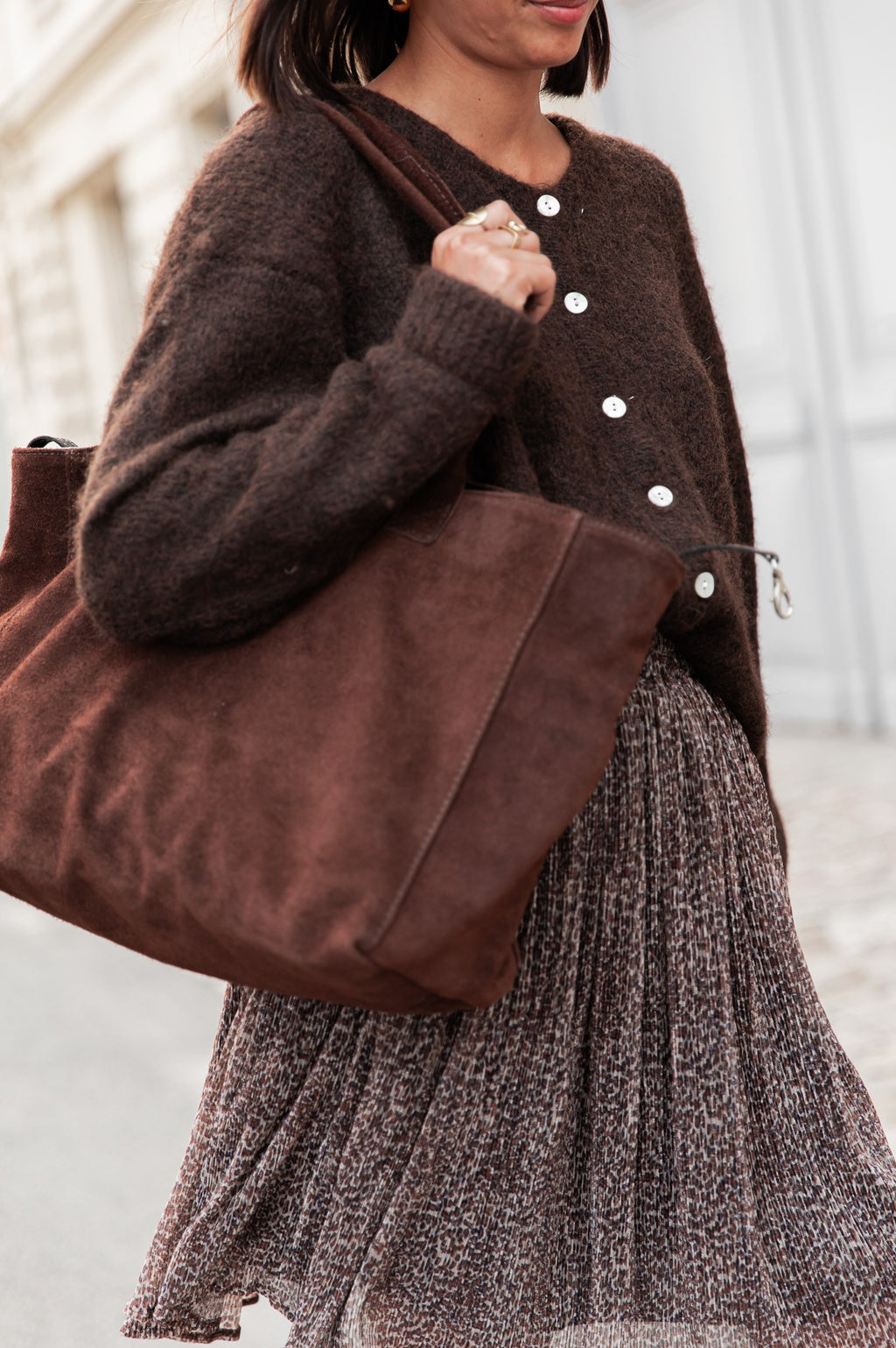 ALI Chocolat - Gilet Laine