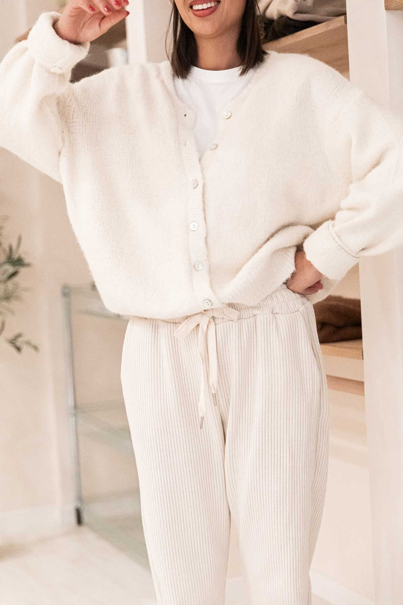 ALI Ecru - Wool Vest