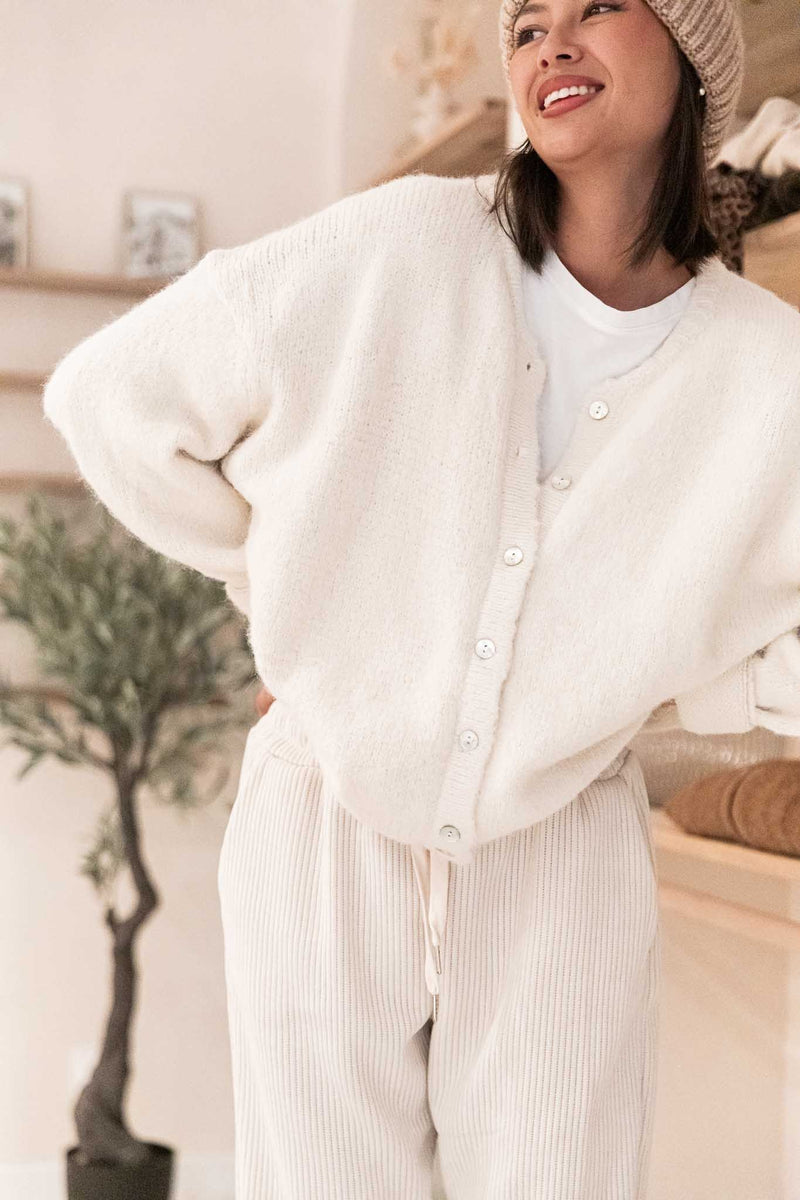 ALI Ecru - Wool Vest