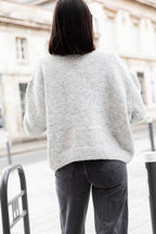 ALI Gris Clair - Gilet Laine