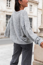 ALI Grigio scuro - Cardigan in lana