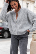 ALI Grigio scuro - Cardigan in lana