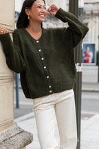 ALI Kaki - Gilet Laine