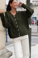 ALI Kaki - Gilet Laine