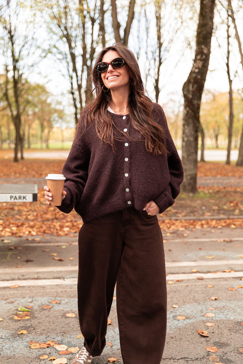 ALI Plum - Wool Vest
