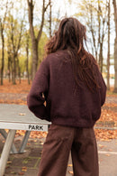 ALI Plum - Wool Vest