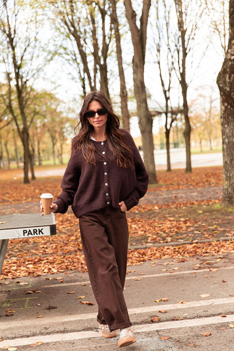 ALI Plum - Wool Vest