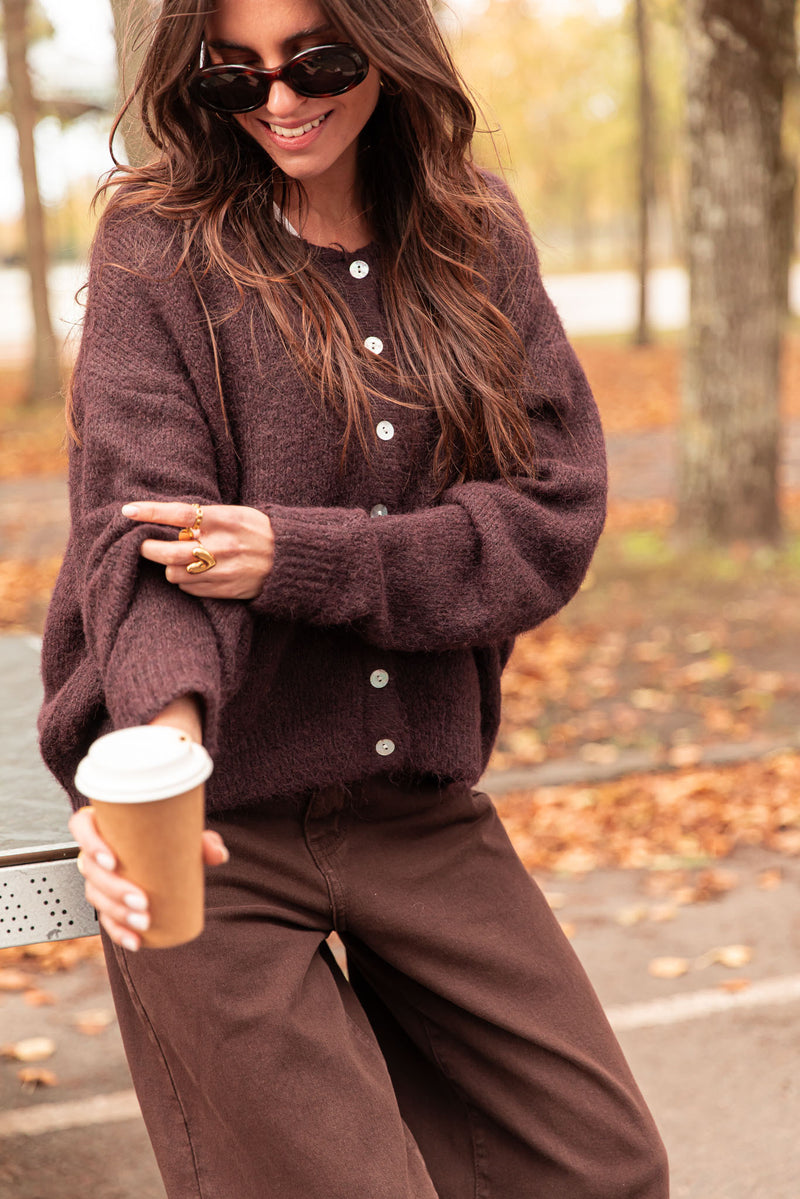 ALI Plum - Wool Vest