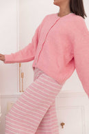 ALI Rose Bonbon - Gilet Laine