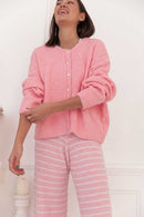 ALI Rose Bonbon - Gilet Laine
