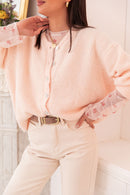 ALI Rose Poudré - Gilet Laine