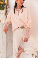 ALI Rose Poudré - Gilet Laine