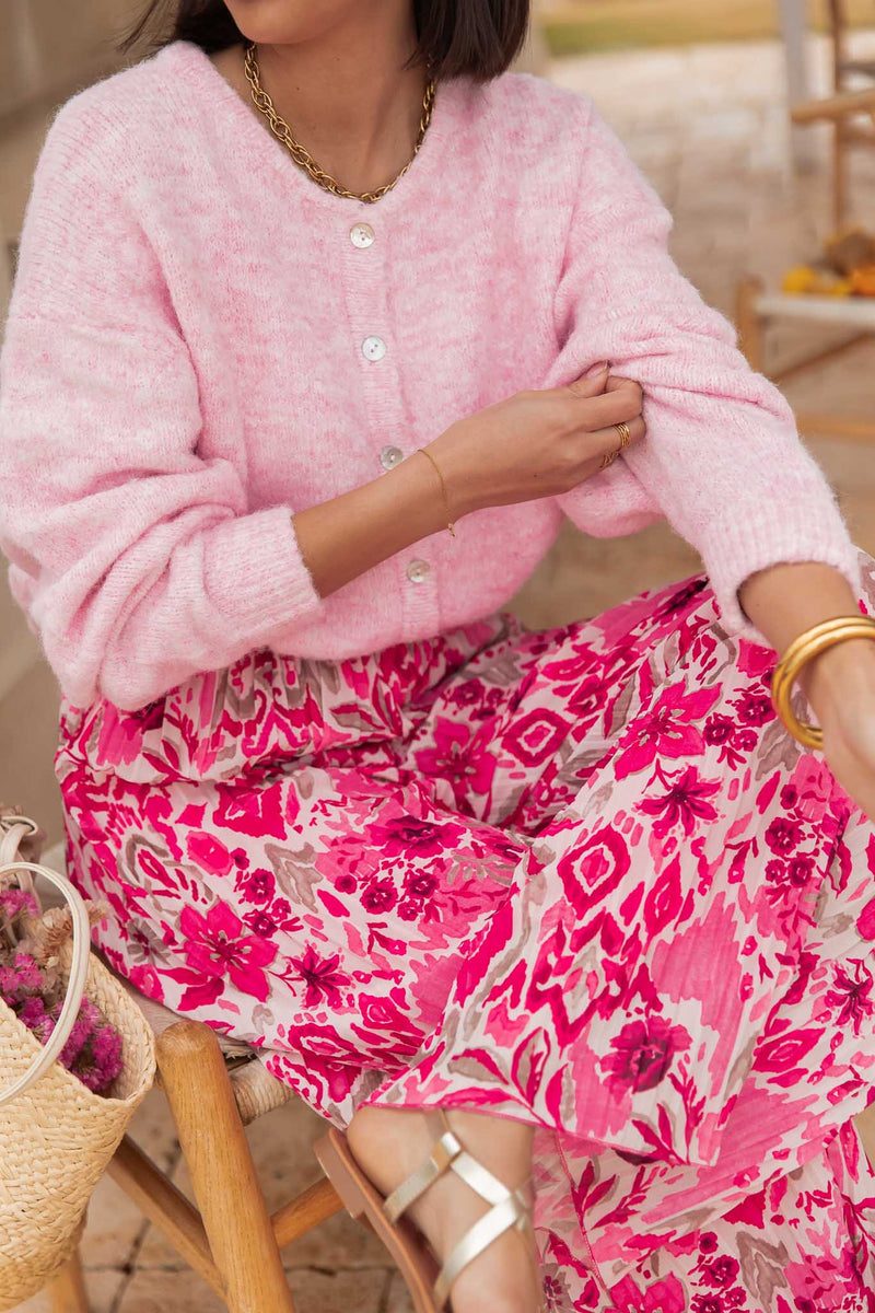 ALI Rose Sakura - Gilet Laine