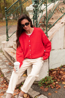 ALI Red - Wool Vest