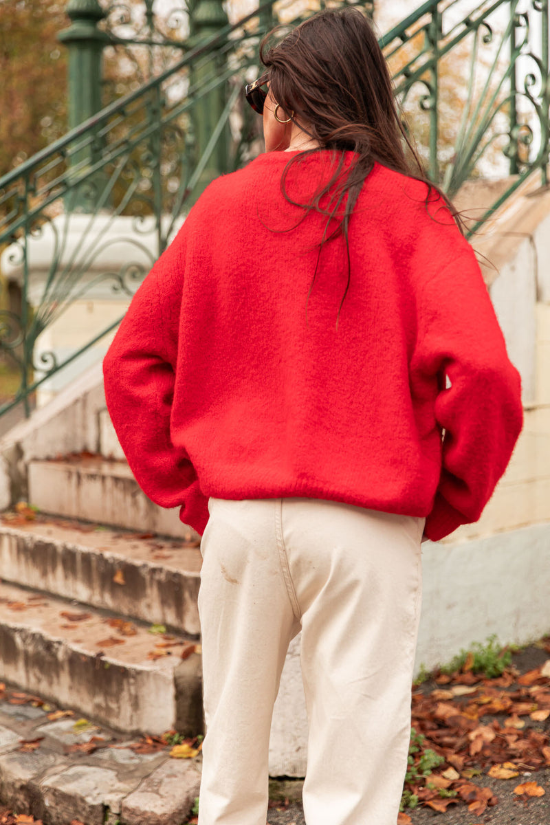 ALI Red - Wool Vest