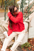 ALI Red - Wool Vest