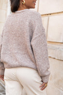 ALI Taupe - Gilet Laine